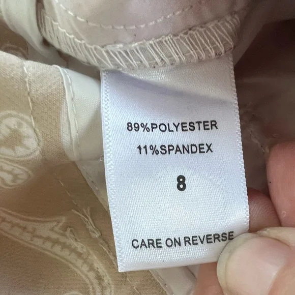 New York & Company 7th Avenue THE MADIE Womens Pants Sz 8 Brocade Pattern NWT - Picture 7 of 16